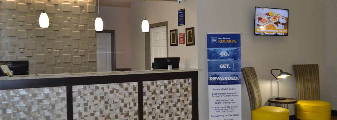 Well-Arranged Hotel Front Desk